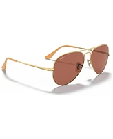 Ray-Ban Polarized Aviator Metal Ii Sunglasses