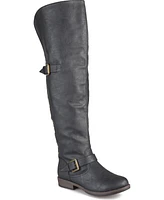 Journee Collection Women's Kane Wide Calf Over The Knee Boots