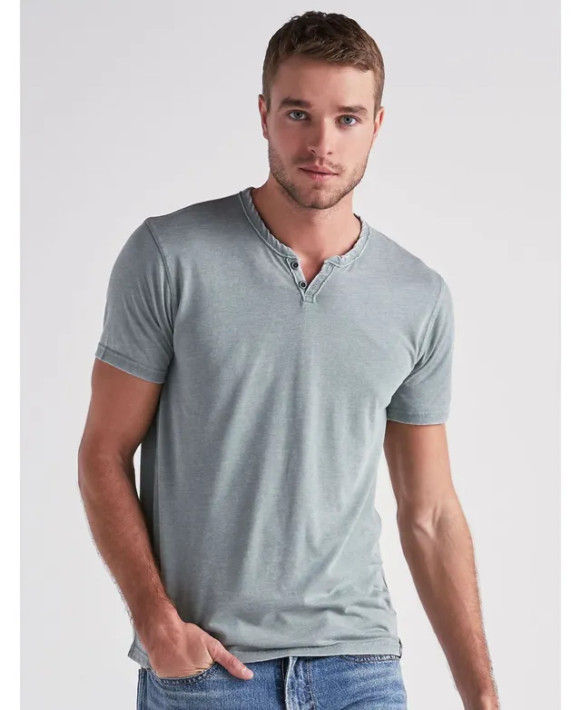 Lucky Brand Men's Men's Venice Burnout Long Sleeve V-neck T-Shirt