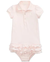 Polo Ralph Lauren Baby Girls Ruffled Trim Cupcake Dress