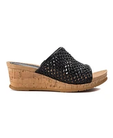 Baretraps Women's Flossey Slide Wedge Sandals
