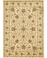 Bayshore Home Passage Psg6 Ivory 7' x 10' Area Rug