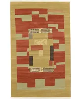 Bayshore Home Ojas Oja2 Rust Red 5' x 8' Area Rug