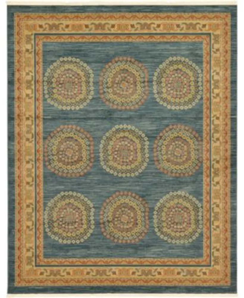 Bayshore Home Ojas Oja2 Navy Blue Area Rug Collection