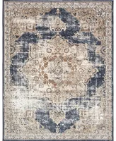 Bayshore Home Odette Ode1 Dark Blue 8' x 10' Area Rug