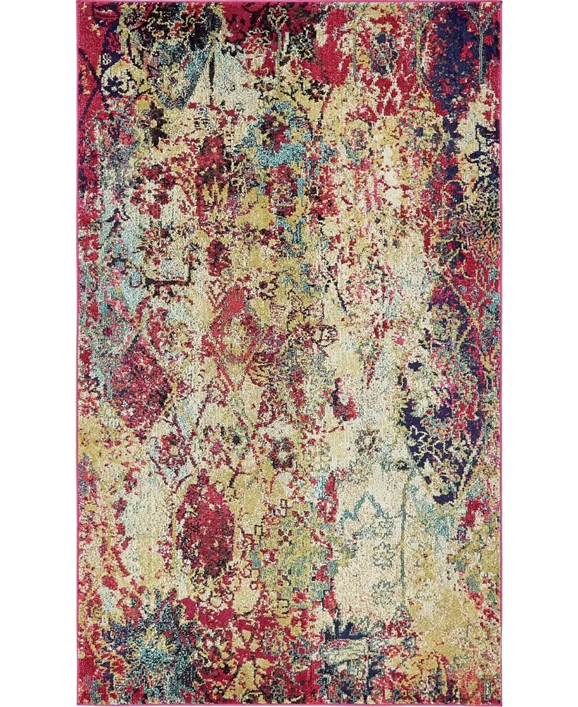 Closeout! Bayshore Home Newhedge Nhg2 Multi 5' x 8' Area Rug