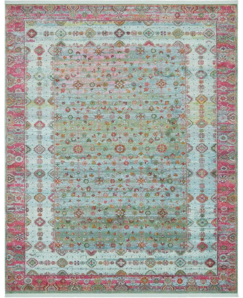 Bayshore Home Kenna Ken2 Blue 8' 4" x 10' Area Rug