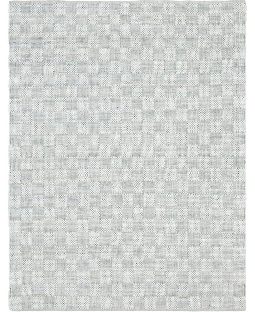 Closeout! Bayshore Home Jari Checkered Jar2 Ivory 8' x 10' Area Rug