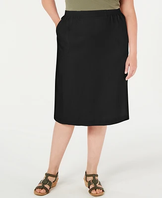 Alfred Dunner Plus Classics Classic Fit Skirt