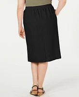 Alfred Dunner Plus Classics Classic Fit Skirt