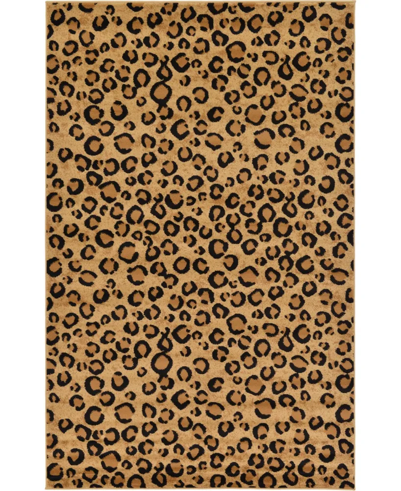 Bayshore Home Maasai Mss2 Light Brown 5' x 8' Area Rug