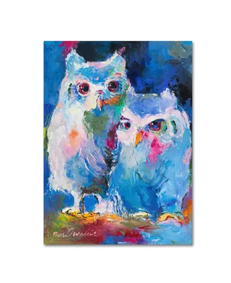 Richard Wallich 'Owls' Canvas Art - 18" x 24"