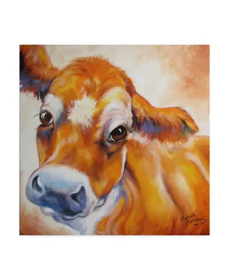 Marcia Baldwin 'My Jersey Cow Commission' Canvas Art - 24" x 24"
