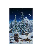 Jeff Tift 'Christmas With The Elves' Canvas Art - 22" x 32"