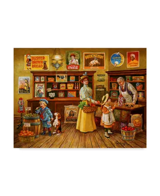 Lee Dubin 'Colors In The Shop' Canvas Art - 32" x 24"