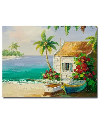 Rio 'Key West Breeze' Canvas Art - 47" x 35"