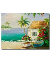 Rio 'Key West Breeze' Canvas Art - 47" x 35"