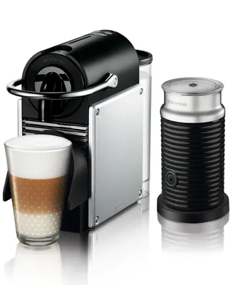 Nespresso Original Pixie Espresso Machine by De'Longhi, with Aeroccino Milk Frother