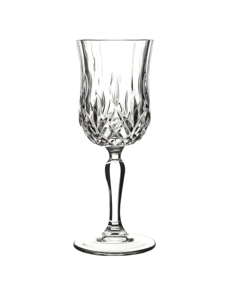 Set of 4 Black-Cased Stem Wine Glasses, Created for Macy's