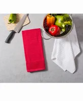 Assorted Ribbed Terry Dishtowel, Set of 4