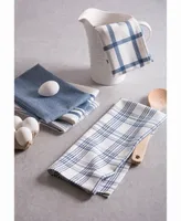 Assorted Stone Woven Dishtowel, Set of 5