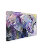 Richard Wallich 'Blue Elephant' Canvas Art