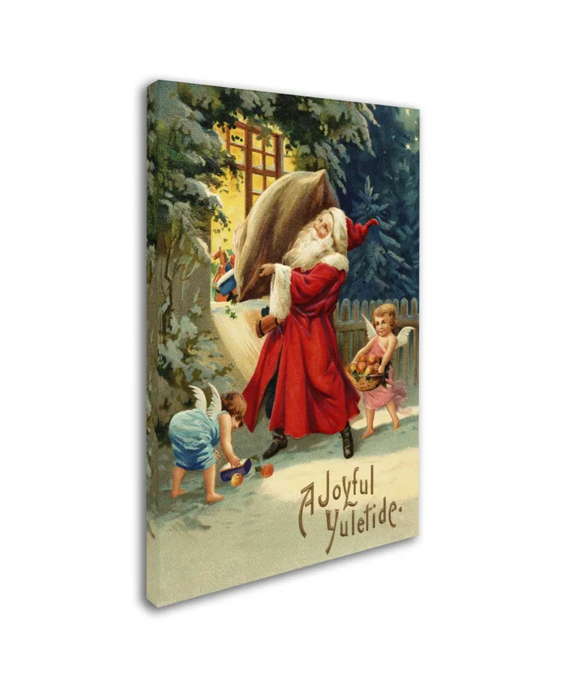 Vintage Apple Collection 'Vintage Xmas 5' Canvas Art - 12" x 19"