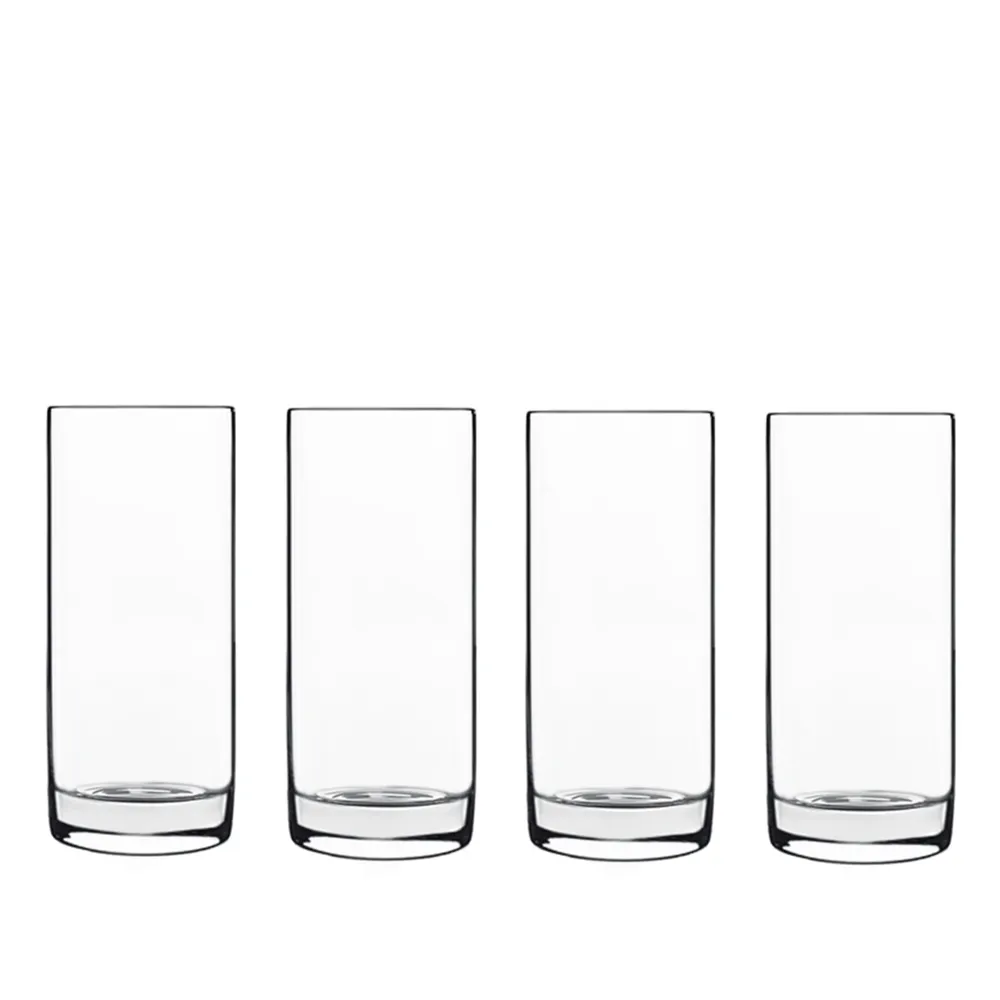 Luigi Bormioli Classico Highball Glasses, Set of 4