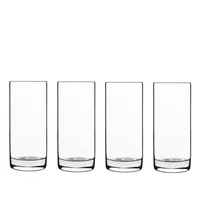 Luigi Bormioli Classico Highball Glasses, Set of 4