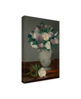 Edouard Manet 'Peonies' Canvas Art - 32" x 22"