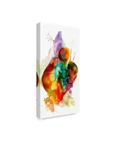 Masters Fine Art 'Abstract Number 14' Canvas Art - 24" x 47"