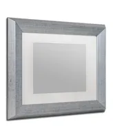 Trademark Fine Art Heavy Duty Silver Frame with Mat