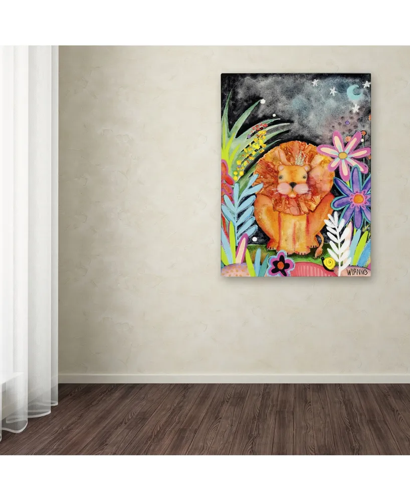 Wyanne 'Good To Be King Lion' Canvas Art - 18" x 24"