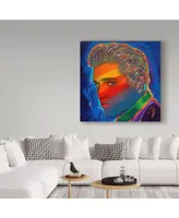 Howie Green 'Elvis Rainbow' Canvas Art - 35" x 35"