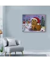 Leah Saulnier 'Christmas Crash' Canvas Art - 24" x 18"