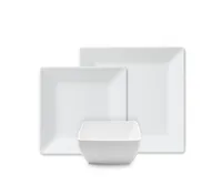 Q Squared Diamond Square Melamine 12pc Set