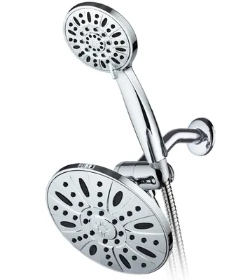 AquaDance Premium High Pressure 3-way Rainfall Combo Shower Head