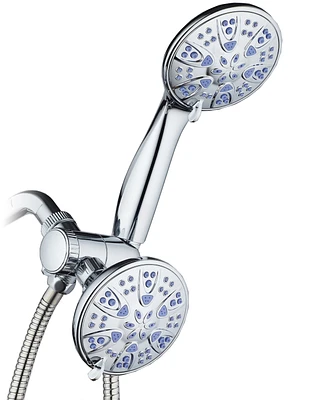 AquaDance Antimicrobial 30-setting Shower Combo Sunset Blue Jets