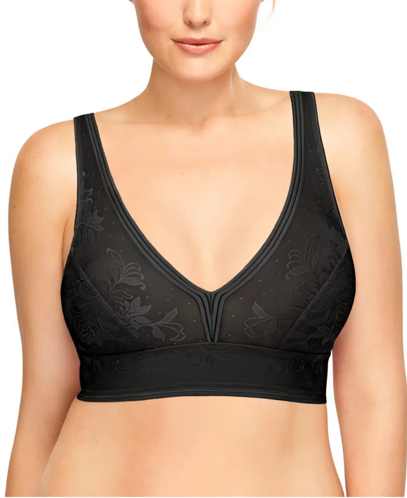 Soft-cup Microfiber and Lace Bra