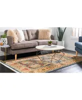 Bayshore Home Harik Har1 Navy Blue 5' x 8' Area Rug