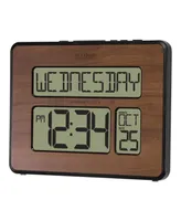 La Crosse Technology Backlight Atomic Full Calendar Digital Clock with Extra Large Digits