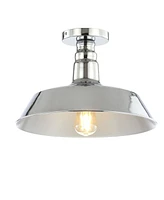 Jonathan Y Cassidy 14" Metal Led Semi-Flush mount