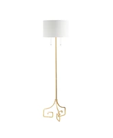 Jonathan Y Newman 61.5" Metal Led Floor Lamp