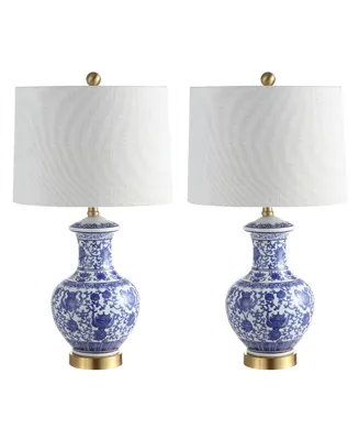 Jonathan Y Jennifer 25.25" Ceramic/Metal Led Table Lamp - Set of 2