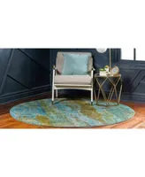 Global Rug Design Adah Ada2 Turquoise Area Rug Collection