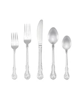 Riverridge Bouquet 46 Piece Monogrammed Flatware Set - V, Service for 8