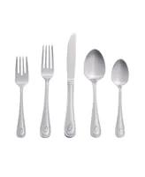 Riverridge Beaded 46 Piece Monogrammed Flatware Set - O, Service for 8