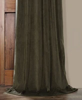 Half Price Drapes Hunter Green Signature Velvet Blackout Curtain