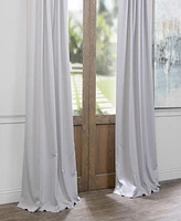 Half Price Drapes Fog Grey Room Darkening Curtain