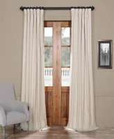 Half Price Drapes Hazelwood Beige Solid Cotton Hotel Blackout Curtain